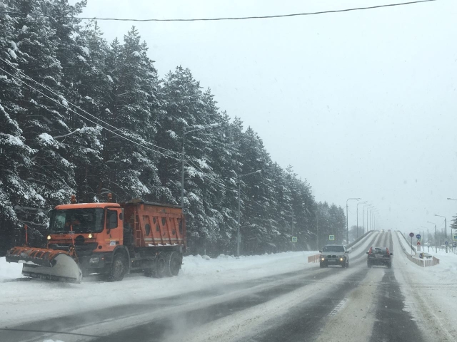 Снегопад не повлиял на работу общественного транспорта в Рузском городском округе