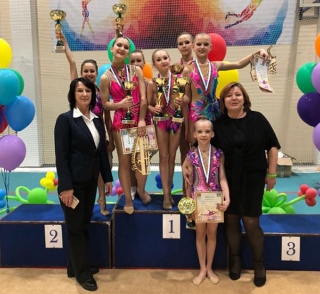 С турнира по художественной гимнастике спортсменки из Рузского округа привезли десять медалей