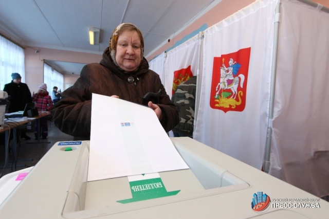 Около 24% жителей Рузского городского округа проголосовали к 12.00