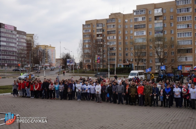 На субботник в Рузском городском округе вышли более трех тысяч человек