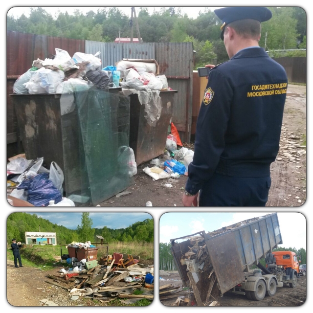 Около 60 скоплений отходов ликвидировано по указанию Госадмтехнадзора за неделю