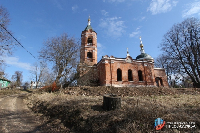 В Рузском городском округе до конца года восстановят храм в селе Никольское