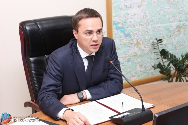 Максим Тарханов: «В Рузском округе приступили к строительству футбольного поля»