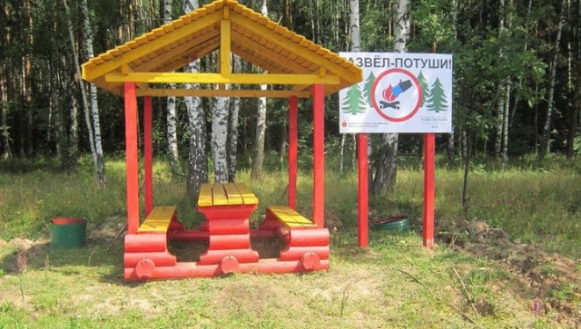Пятьдесят мест для пикника установлено в Рузском округе