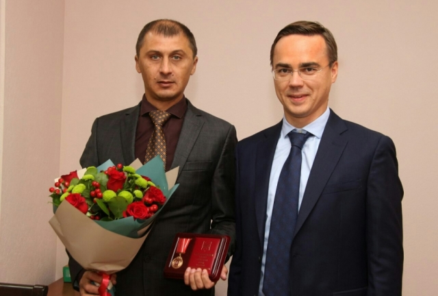 Максим Тарханов принял участие в церемонии награждения знаком «За заслуги перед Рузским округом»
