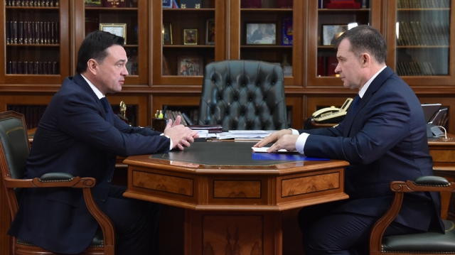 Губернатор провел рабочую встречу с начальником Главного управления МВД России по Московской области