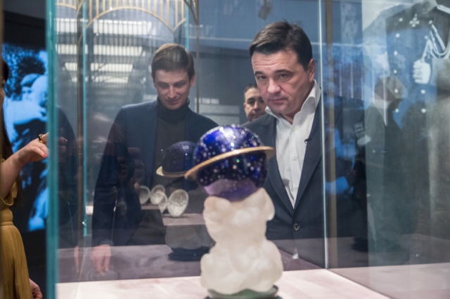 Андрей Воробьев посетил выставку «Стиль Фаберже. Превосходство вне времени»
