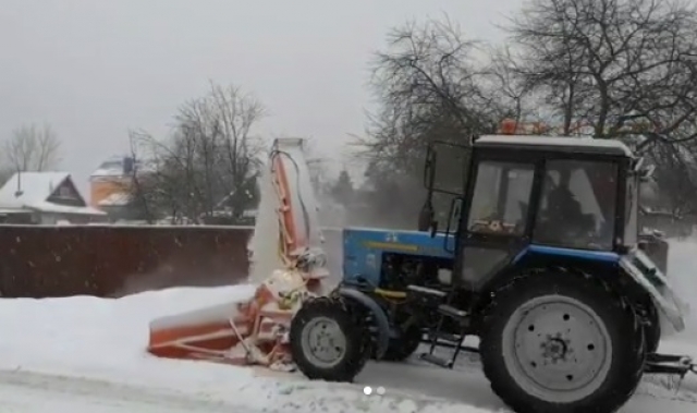 У предприятий Рузского городского округа запрошена дополнительная техника для уборки снега