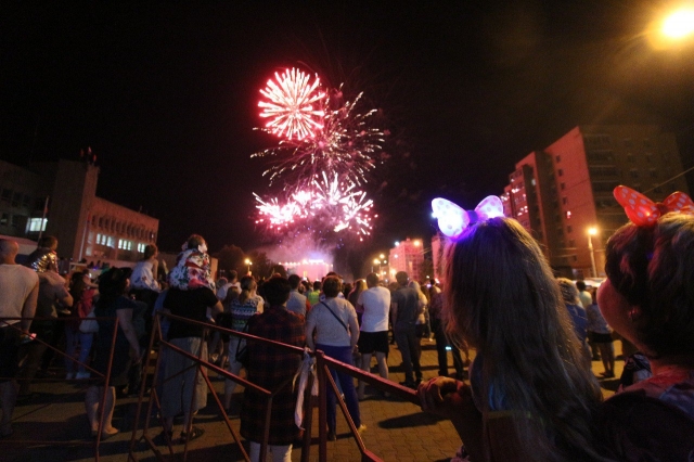 Фейерверком завершилось празднование Дня Рузского городского округа