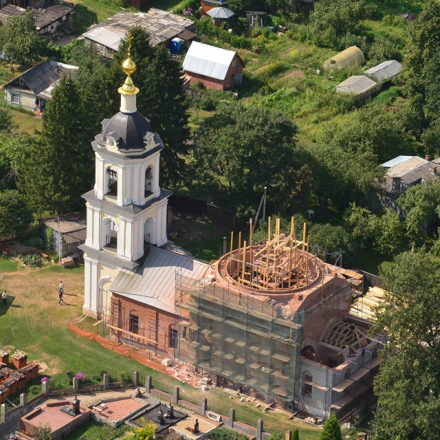 В Рузском городском округе восстанавливают храм  
