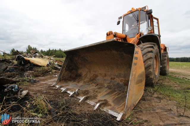 Тринадцать навалов мусора ликвидировано в Рузском городском округе за неделю