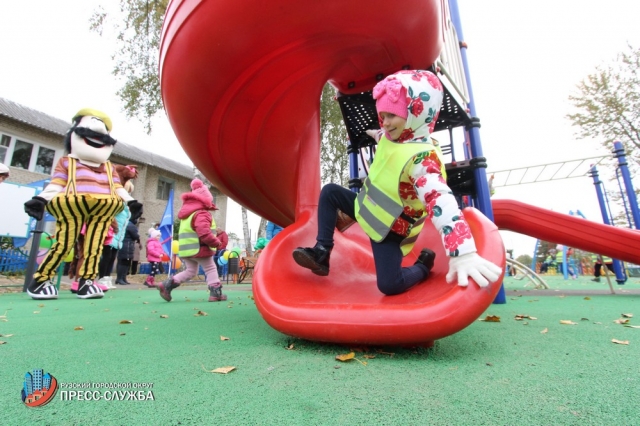 Дополнительную детскую игровую площадку откроют в Рузе на текущей неделе