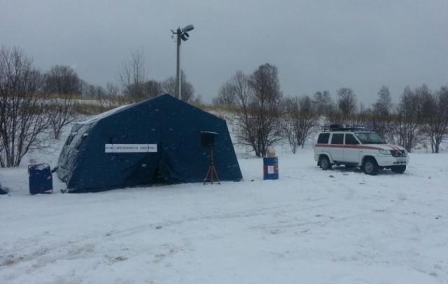Мобильный пункт обогрева развернут в Рузском округе
