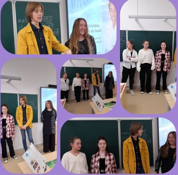 Тучковские школьники пели на английском языке 