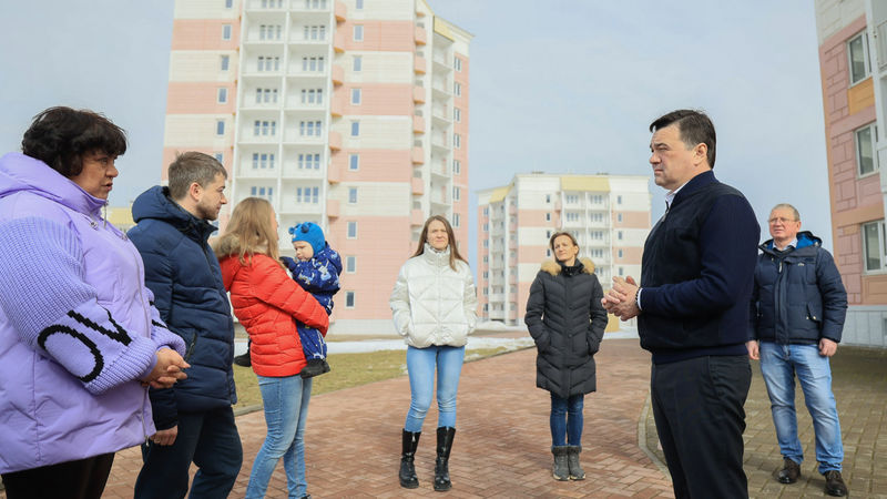 Андрей Воробьев: В конце апреля 76 семей Рузского г.о. получат ключи от новых квартир