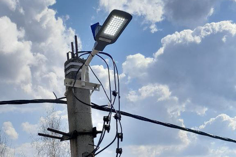 В Рузском округе приводят в порядок уличное освещение 