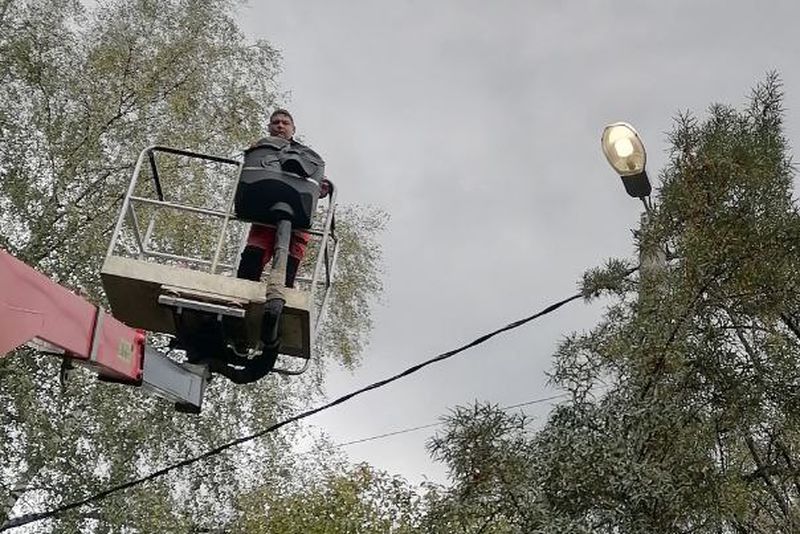 В Рузском округе устраняют неисправности светильников  