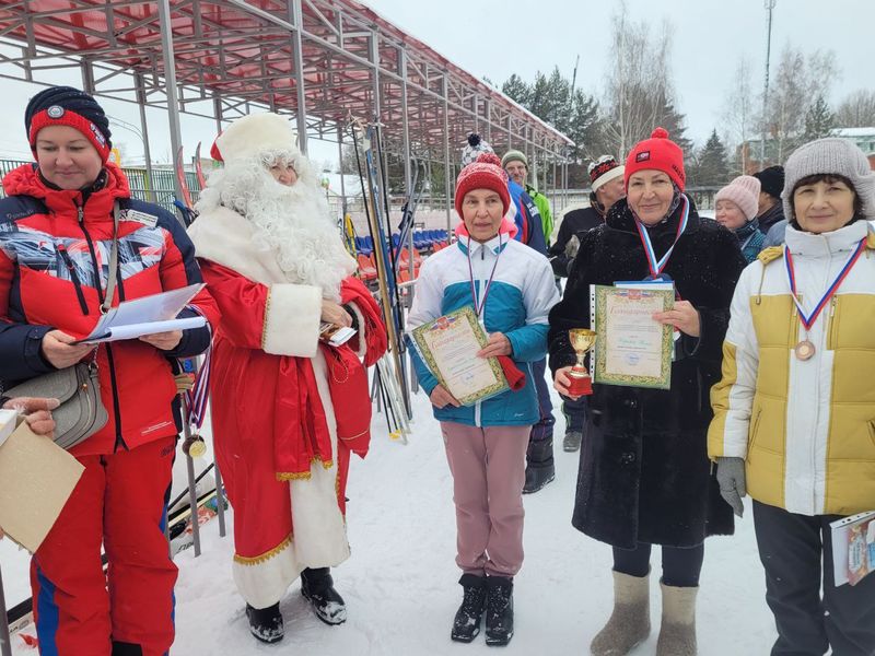 В Рузе прошли лыжные соревнования для пенсионеров